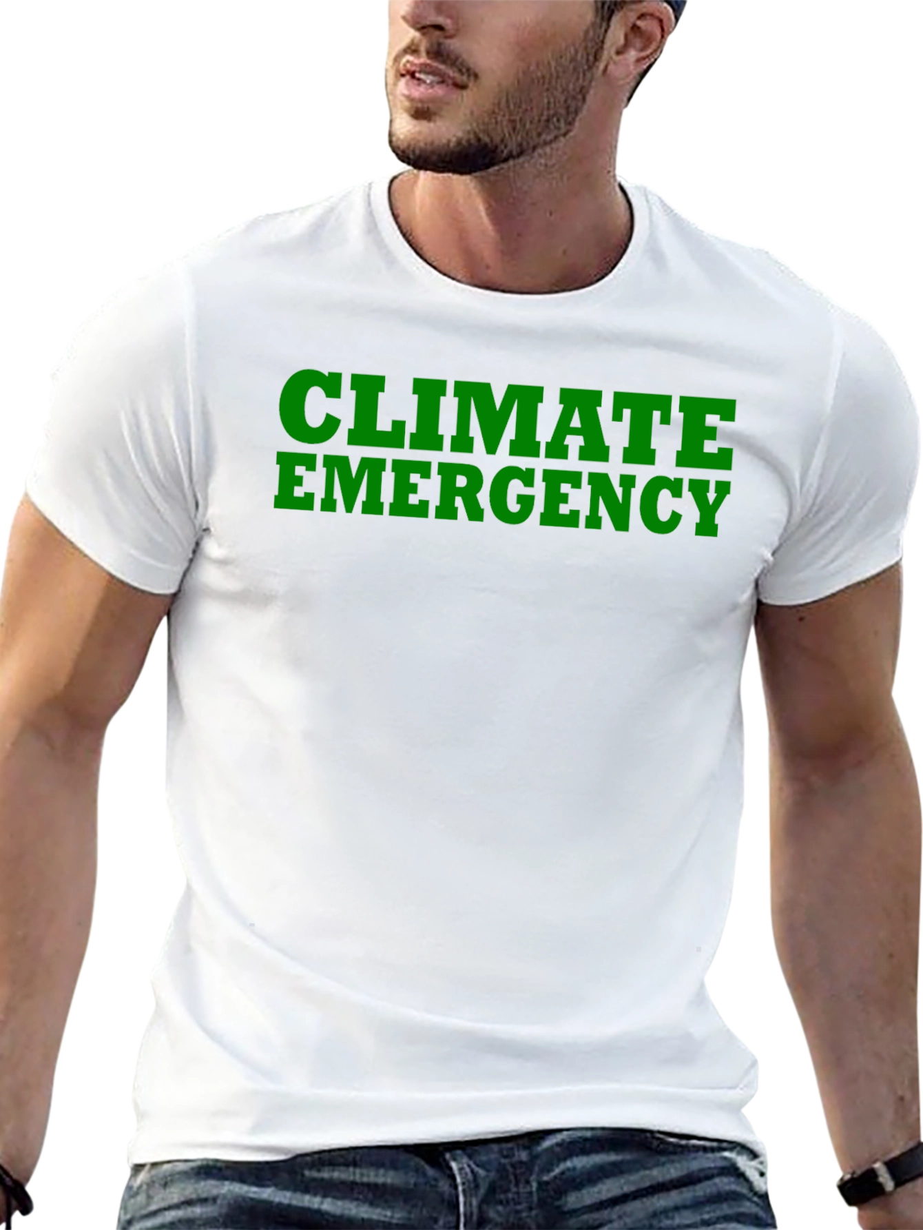 Climate Emergency Black T-Shirt