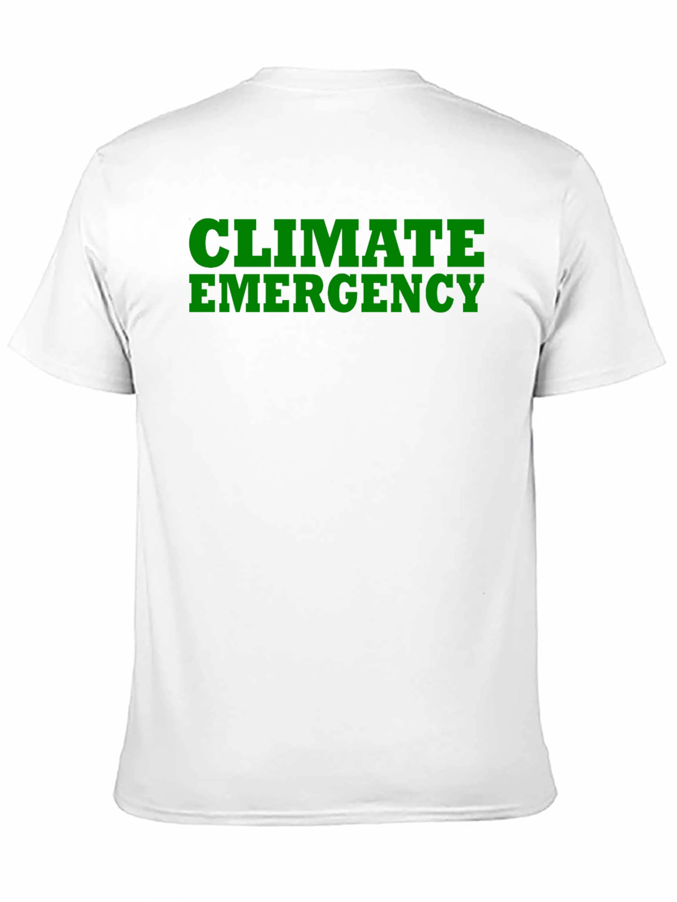 Climate Emergency Black T-Shirt