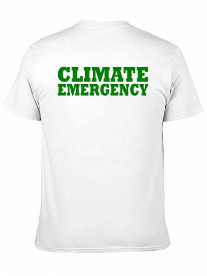 Climate Emergency Black T-Shirt