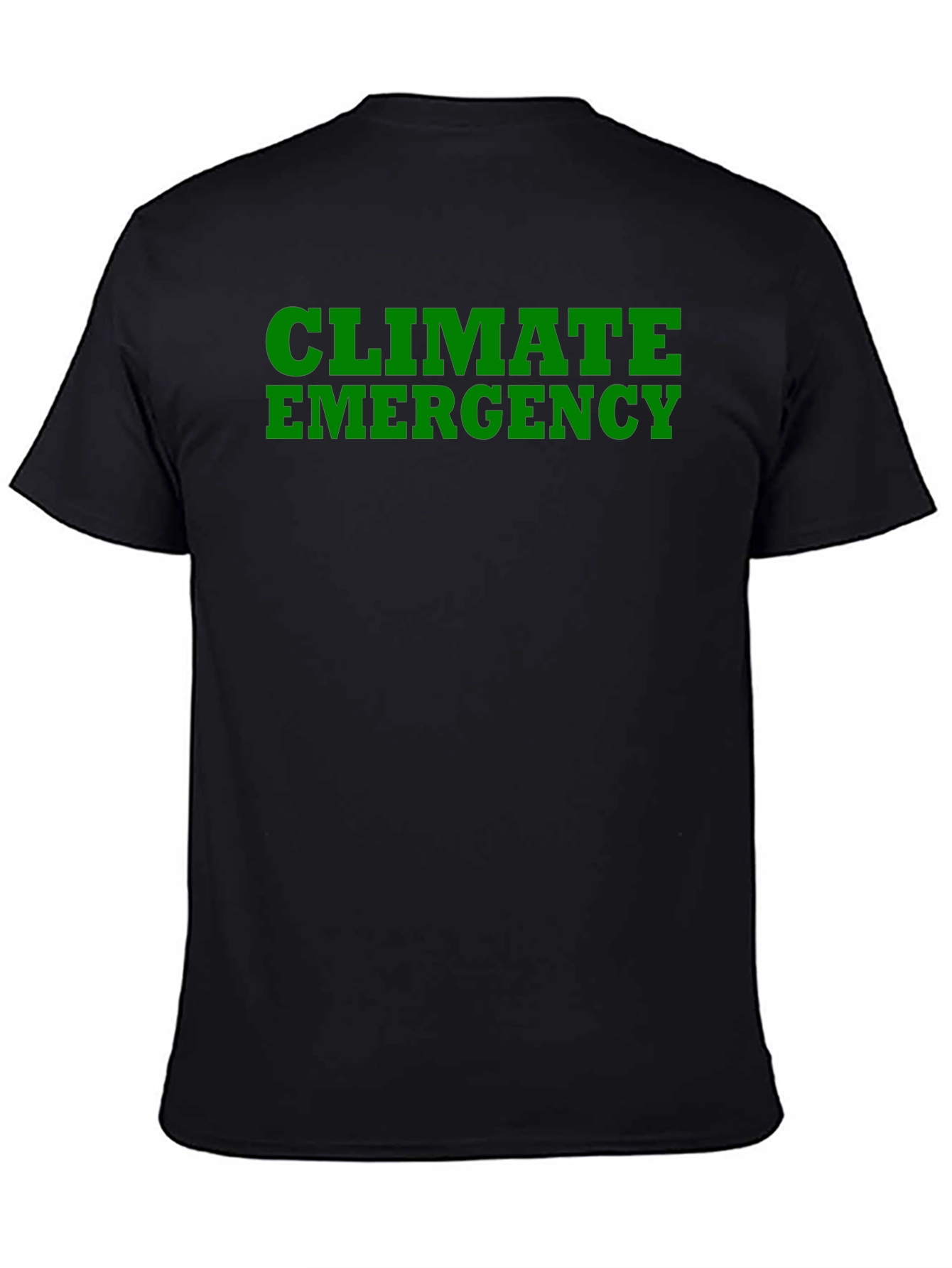 Climate Emergency Black T-Shirt