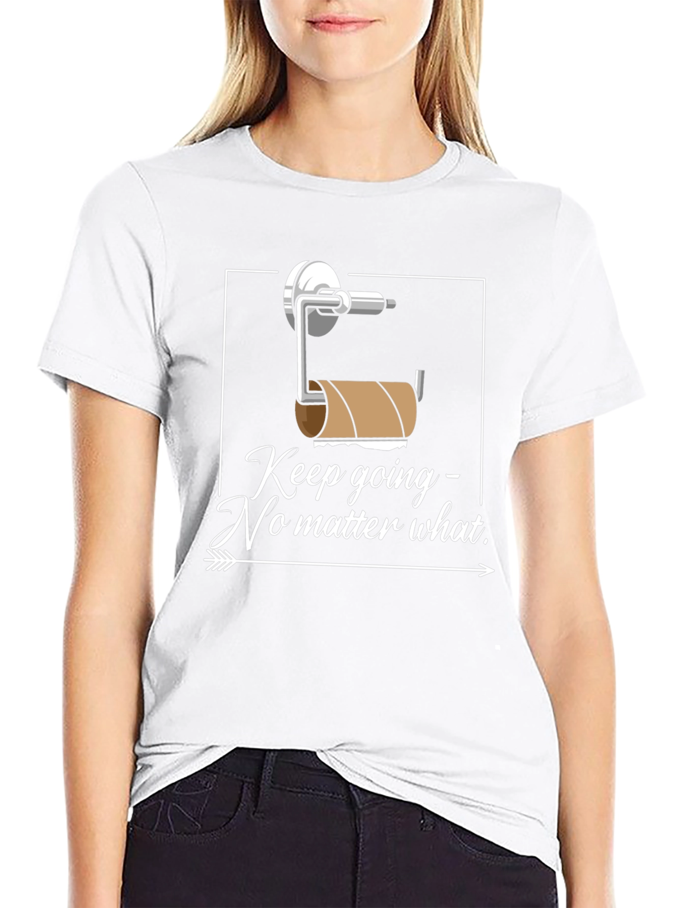 Keep Going Humor Graphic T-Shirt