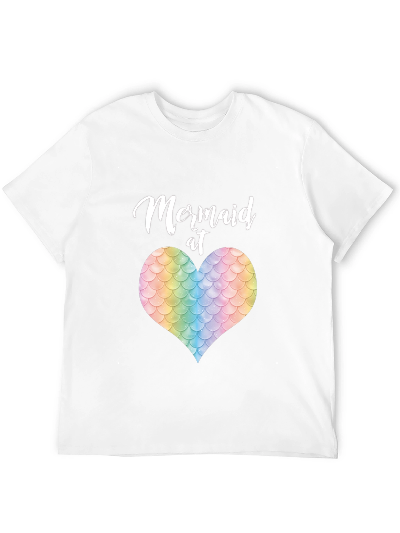 Mermaid at Heart T-Shirt - Unique Scale Heart Design