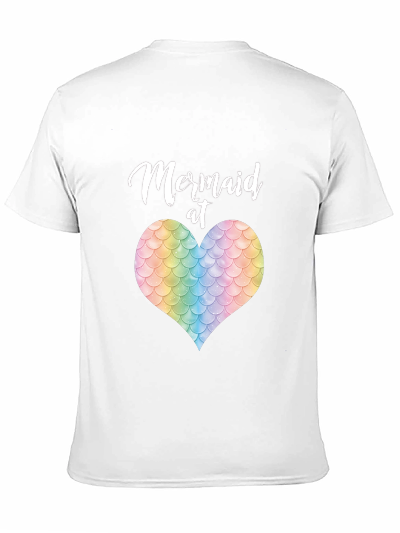 Mermaid at Heart T-Shirt - Unique Scale Heart Design