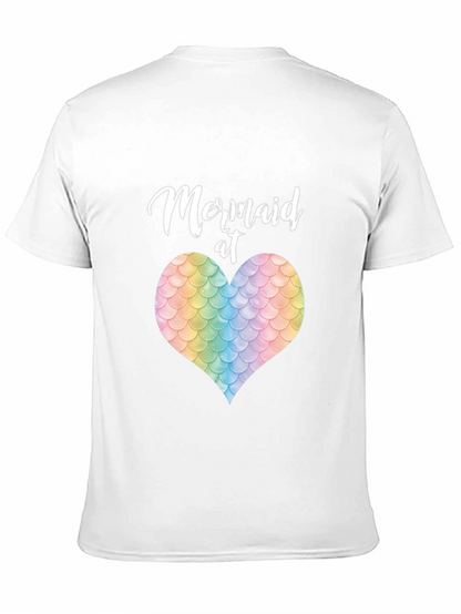 Mermaid at Heart T-Shirt - Unique Scale Heart Design
