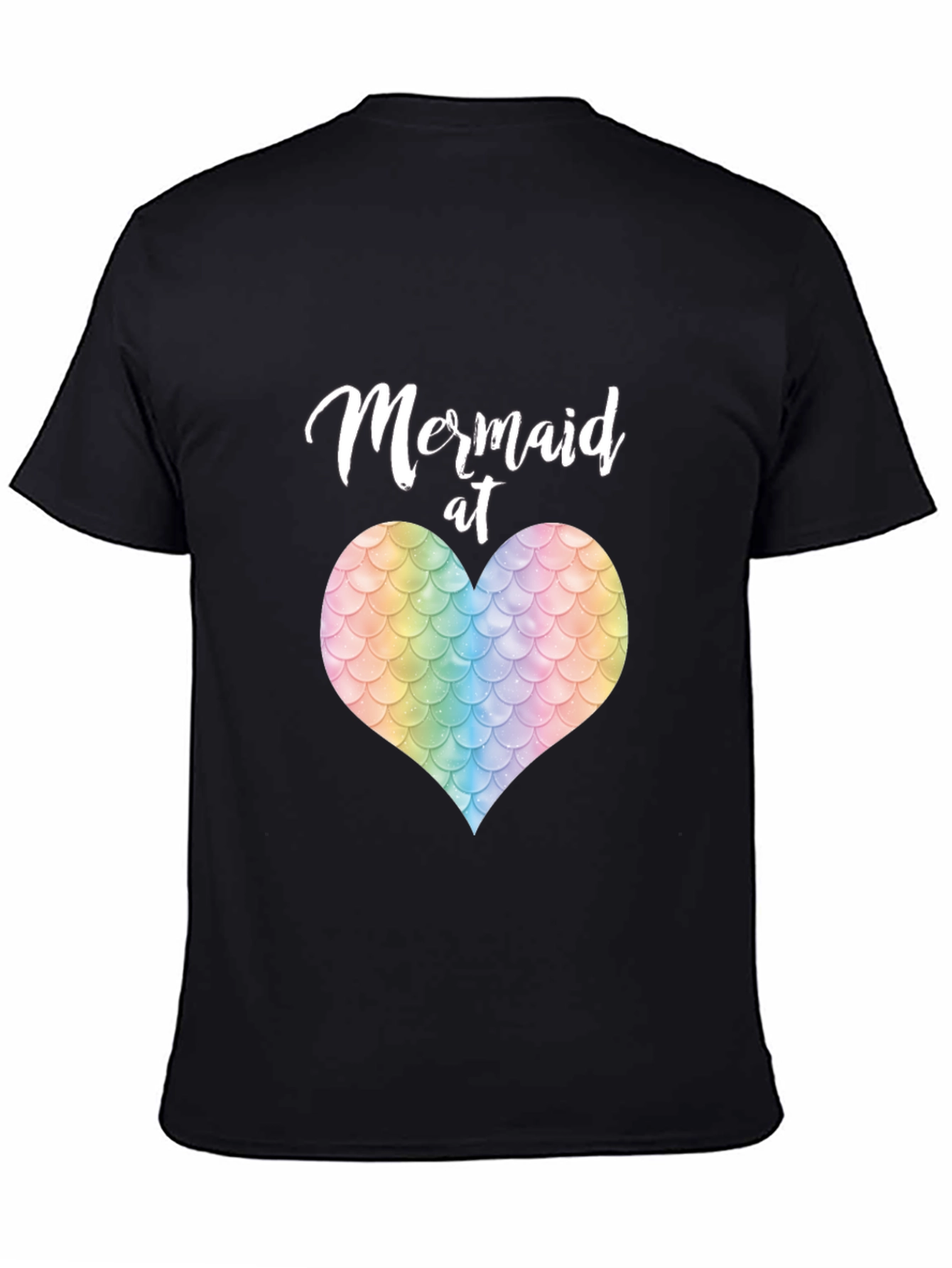 Mermaid at Heart T-Shirt - Unique Scale Heart Design