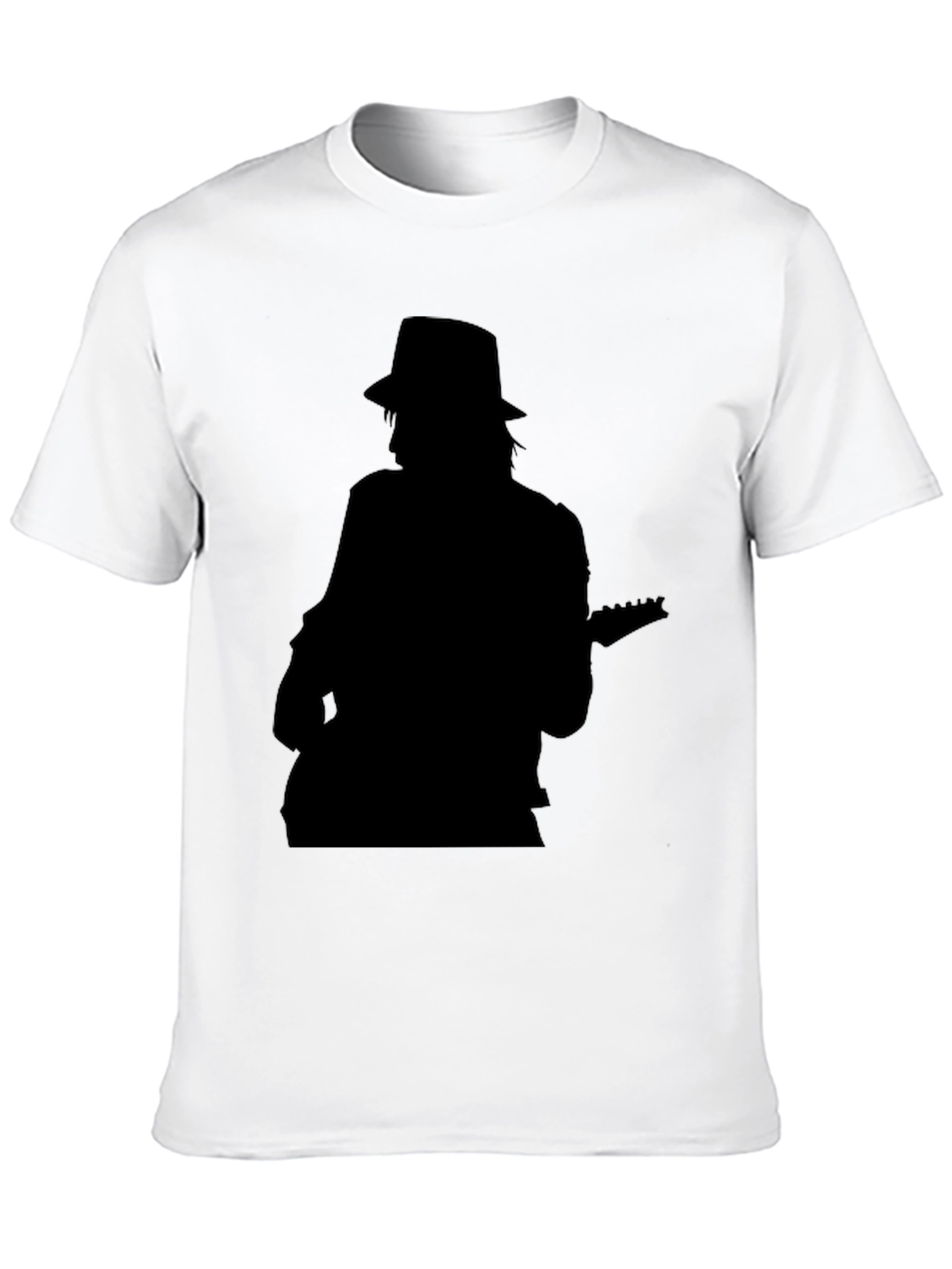 Silhouette Musician Graphic Tee - Classic Black T-Shirt