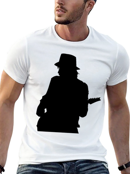 Silhouette Musician Graphic Tee - Classic Black T-Shirt