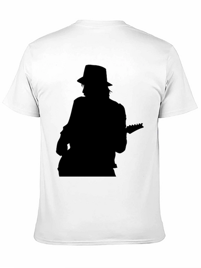 Silhouette Musician Graphic Tee - Classic Black T-Shirt