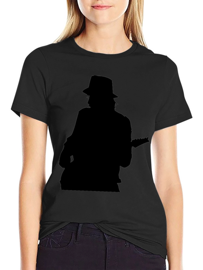 Silhouette Musician Graphic Tee - Classic Black T-Shirt