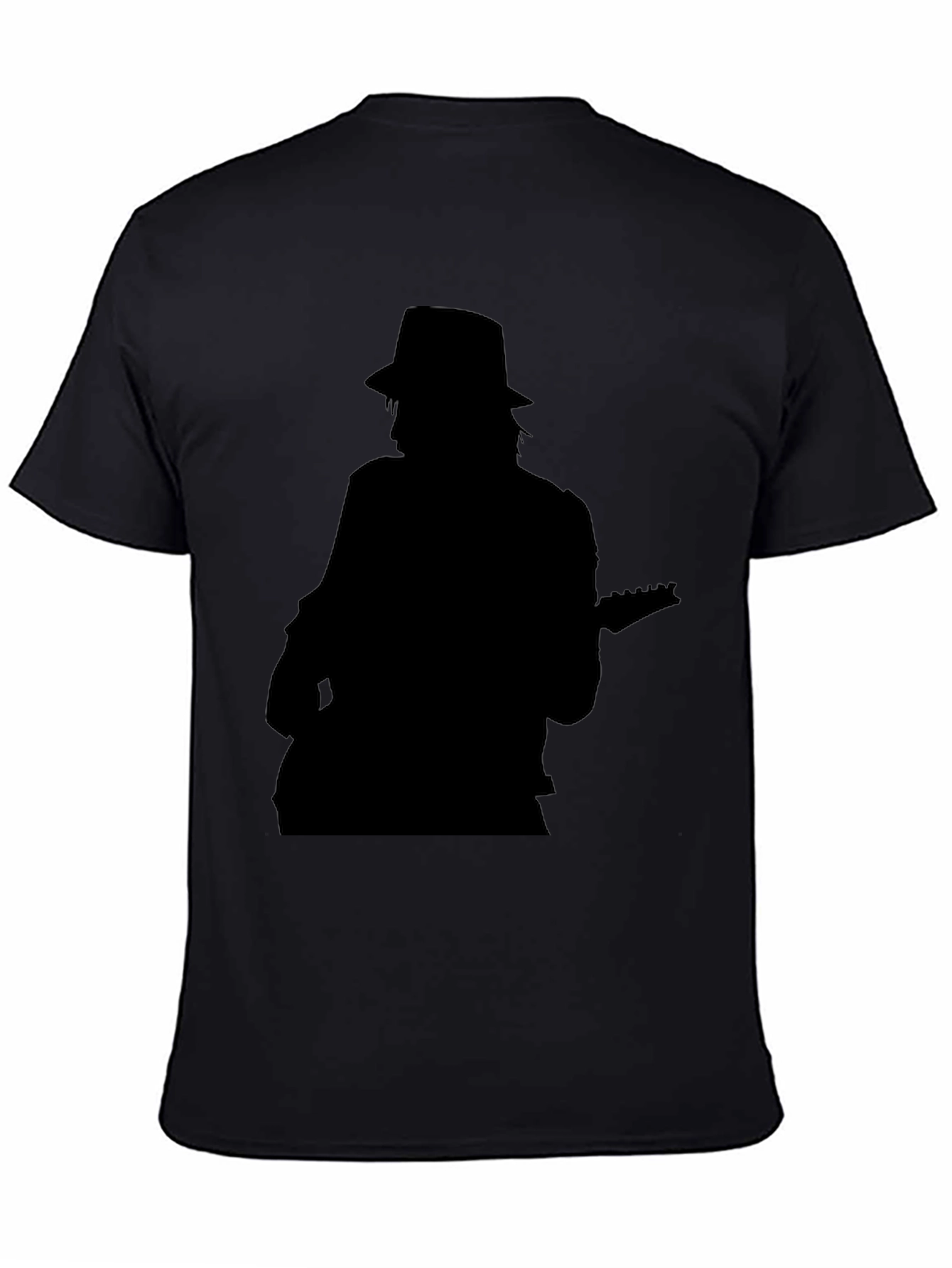 Silhouette Musician Graphic Tee - Classic Black T-Shirt