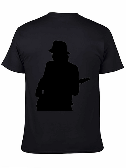 Silhouette Musician Graphic Tee - Classic Black T-Shirt