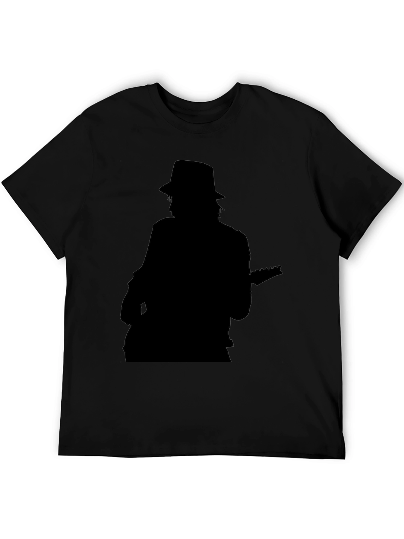 Silhouette Musician Graphic Tee - Classic Black T-Shirt