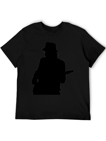 Silhouette Musician Graphic Tee - Classic Black T-Shirt
