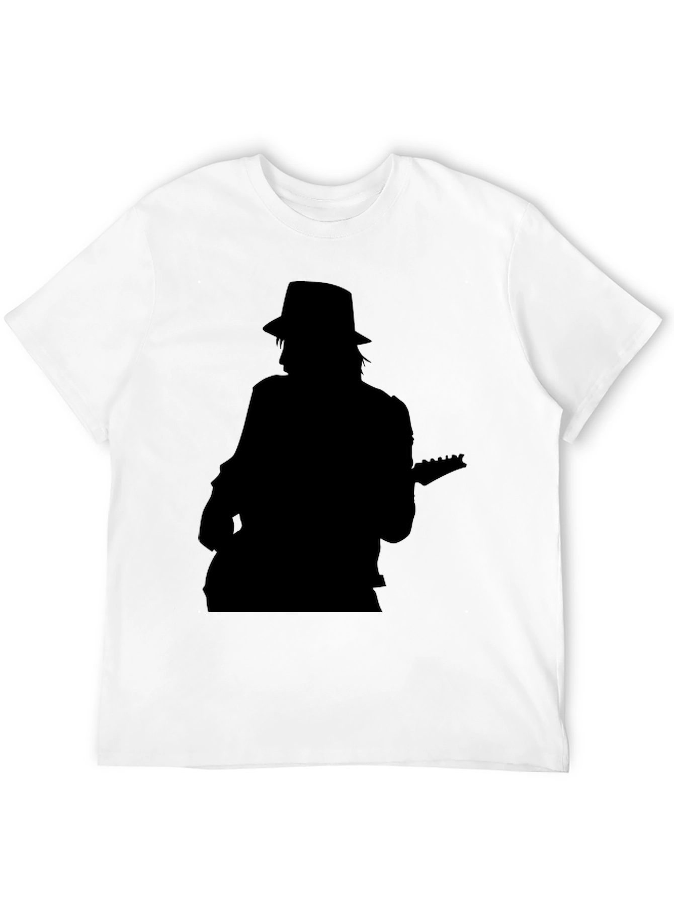 Silhouette Musician Graphic Tee - Classic Black T-Shirt
