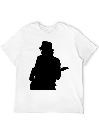 Silhouette Musician Graphic Tee - Classic Black T-Shirt