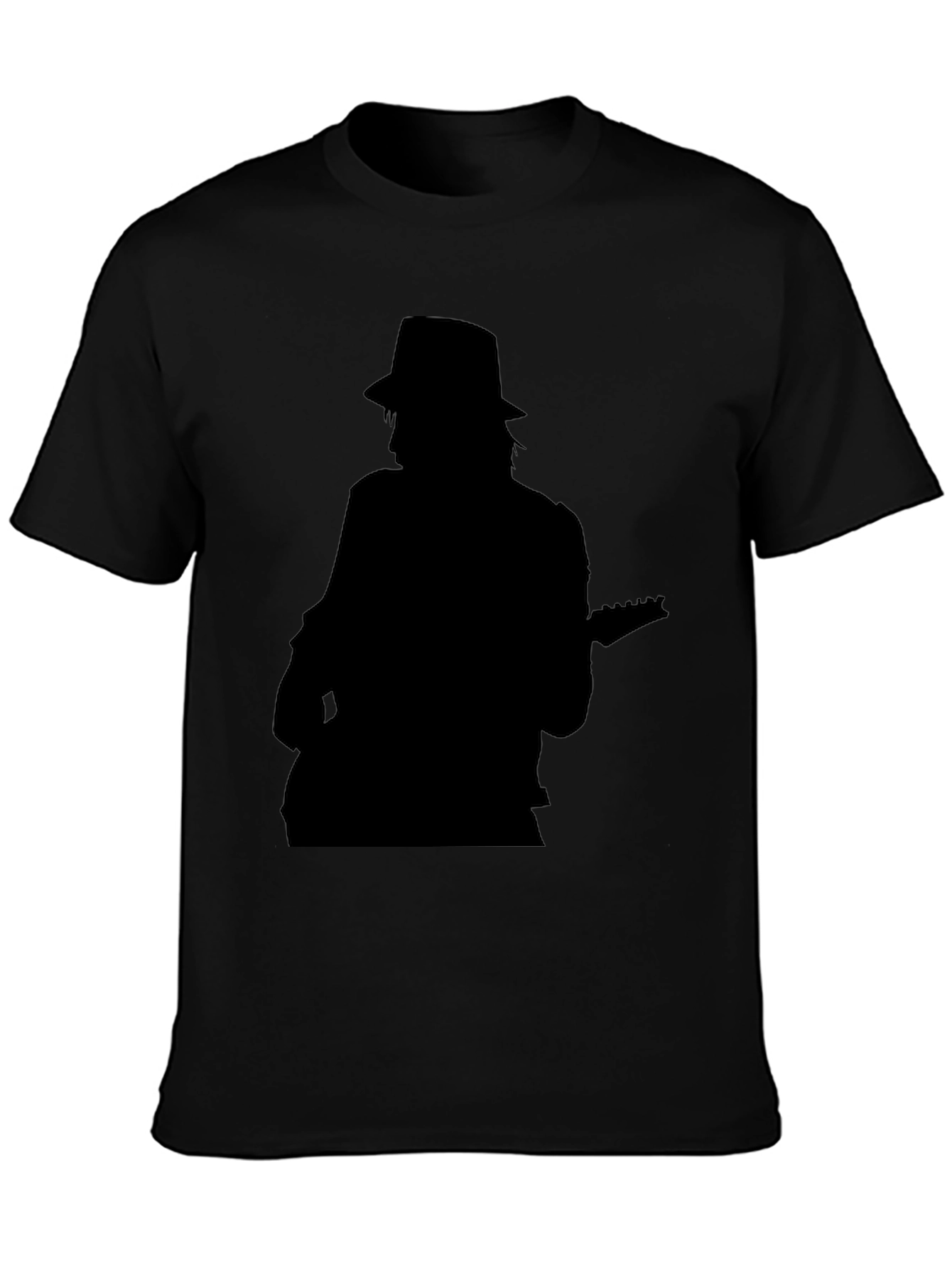Silhouette Musician Graphic Tee - Classic Black T-Shirt