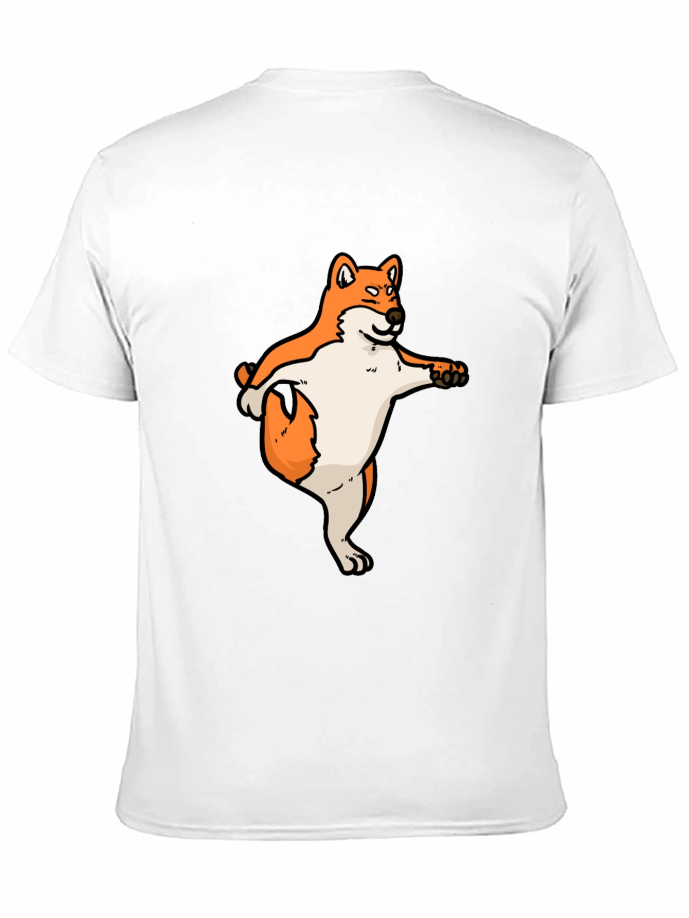 Shiba Inu Dog Yoga Black T-Shirt