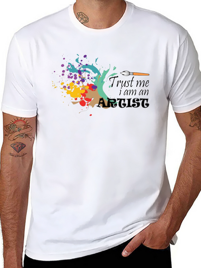 Trust Me I am An Artist Black T-Shirt
