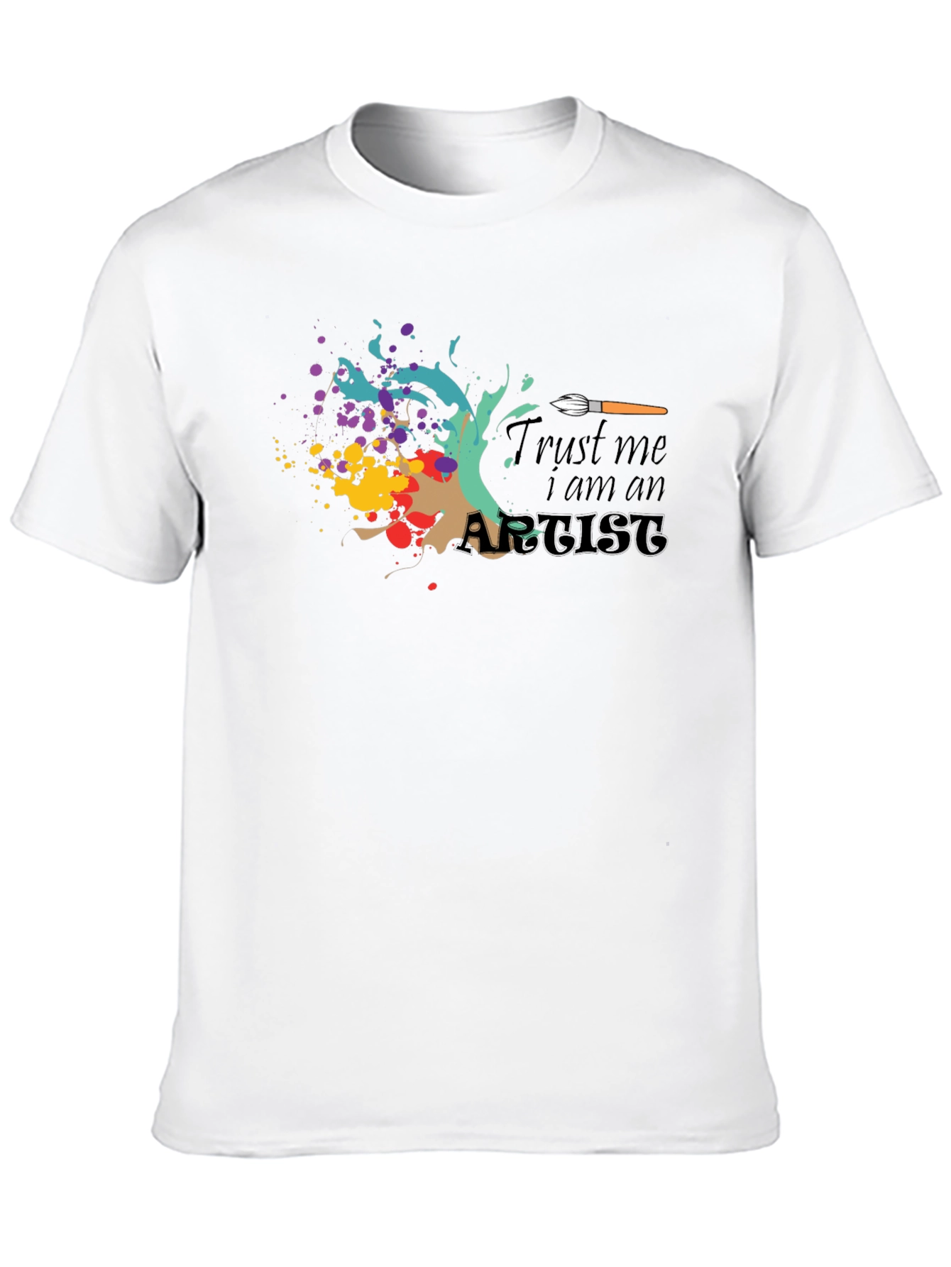 Trust Me I am An Artist Black T-Shirt