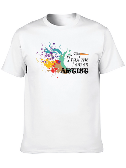 Trust Me I am An Artist Black T-Shirt