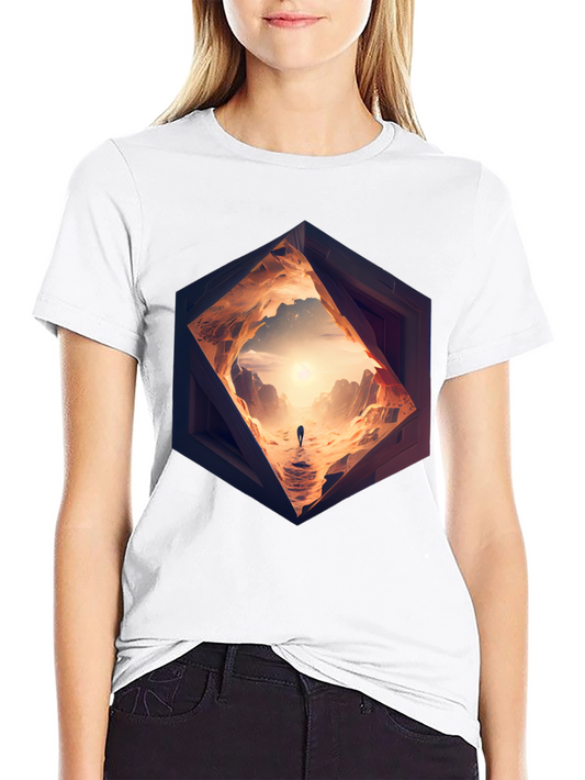 Abstract Desert Portal Graphic Tee