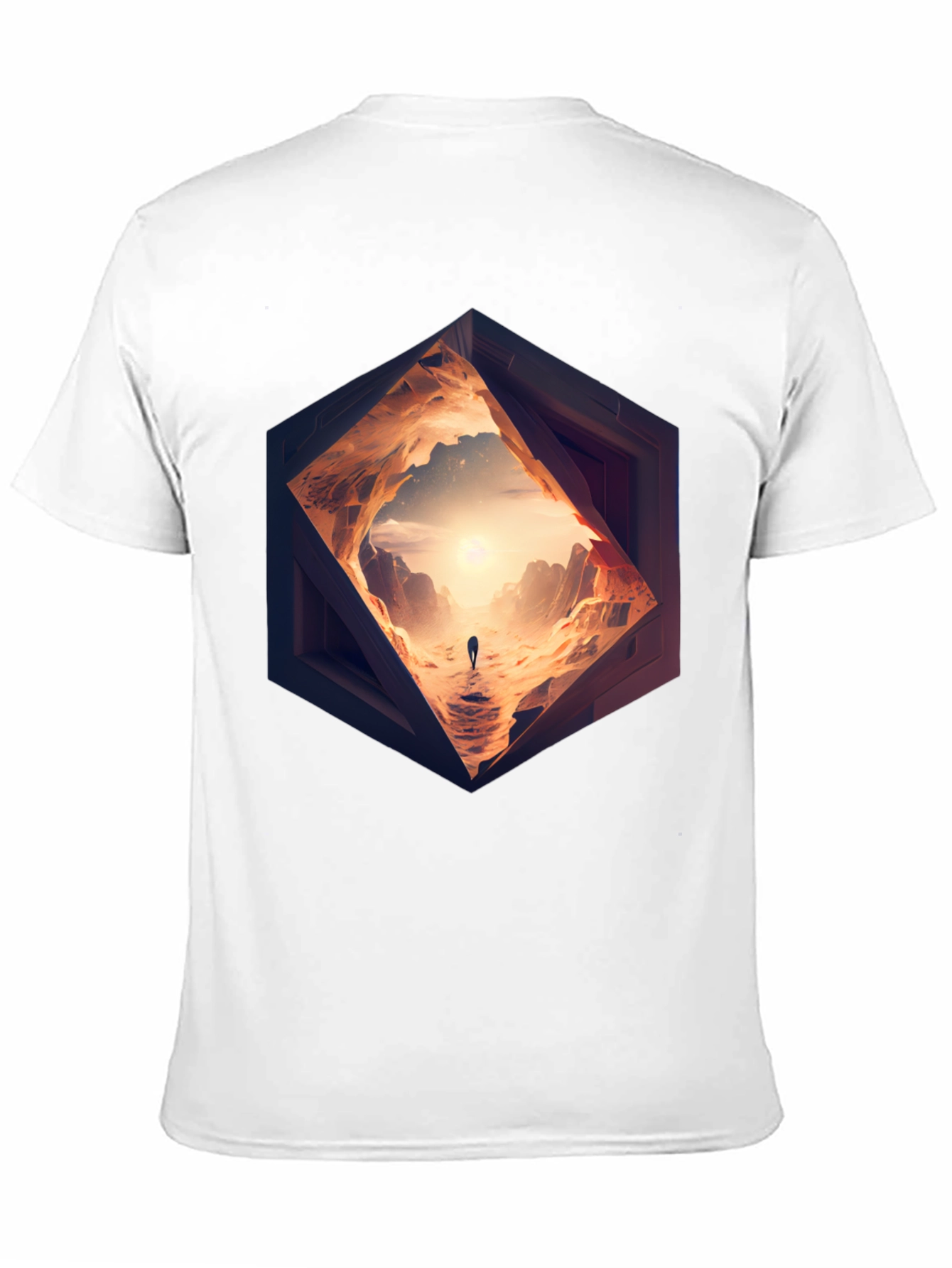 Abstract Desert Portal Graphic Tee