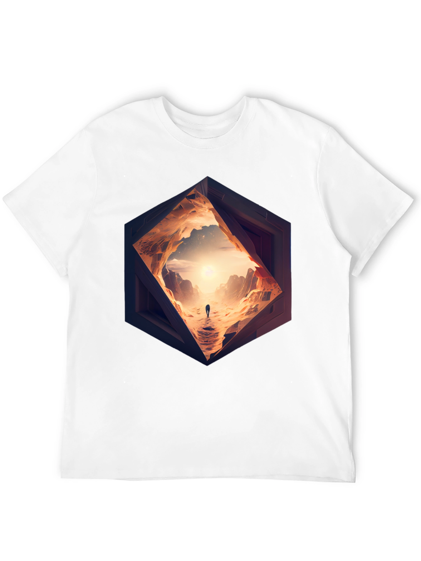 Abstract Desert Portal Graphic Tee