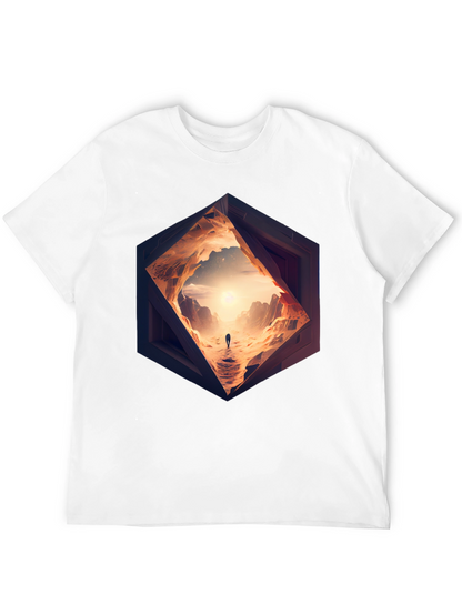 Abstract Desert Portal Graphic Tee