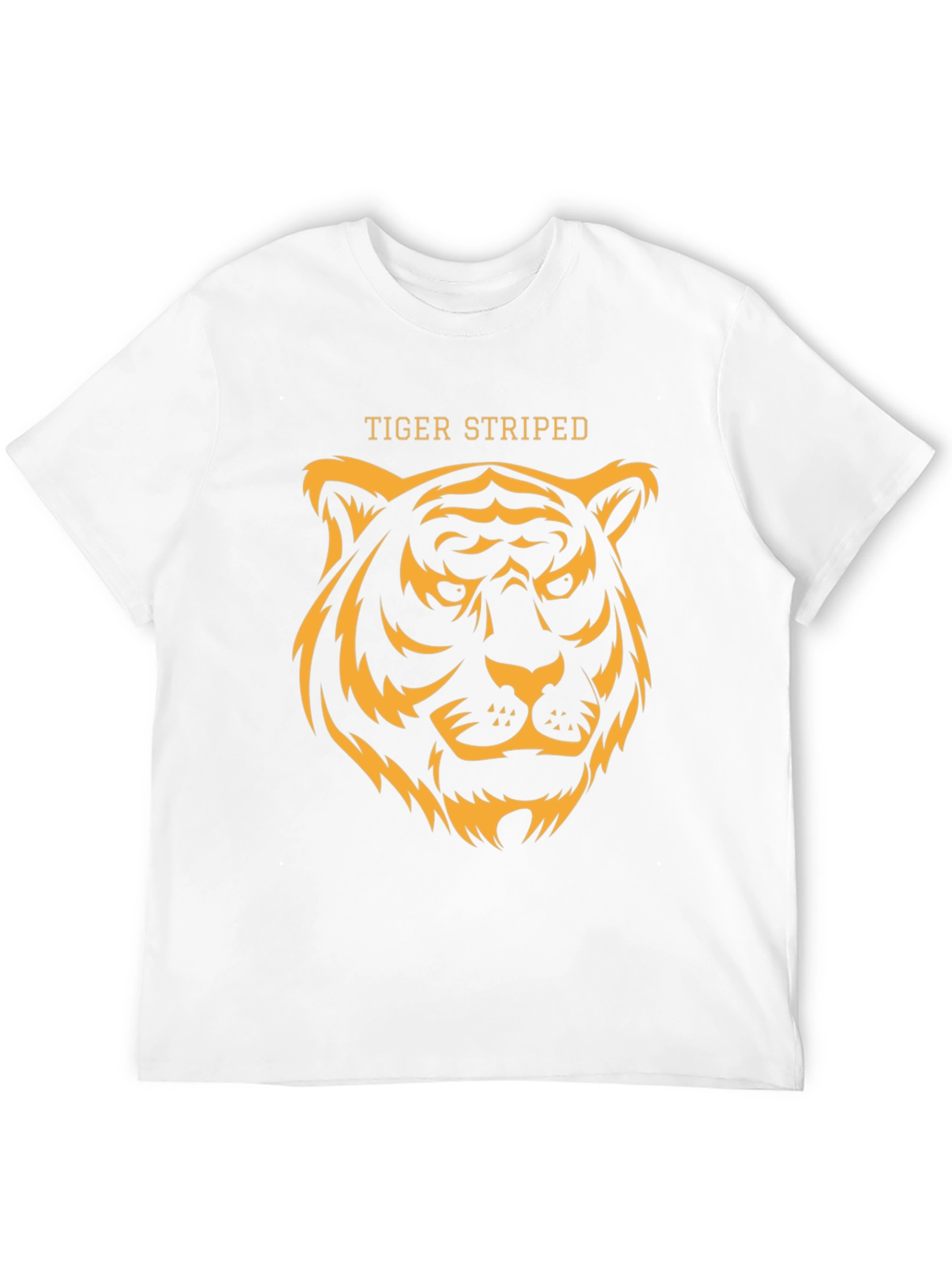 Tiger Striped Graphic T-Shirt - Black