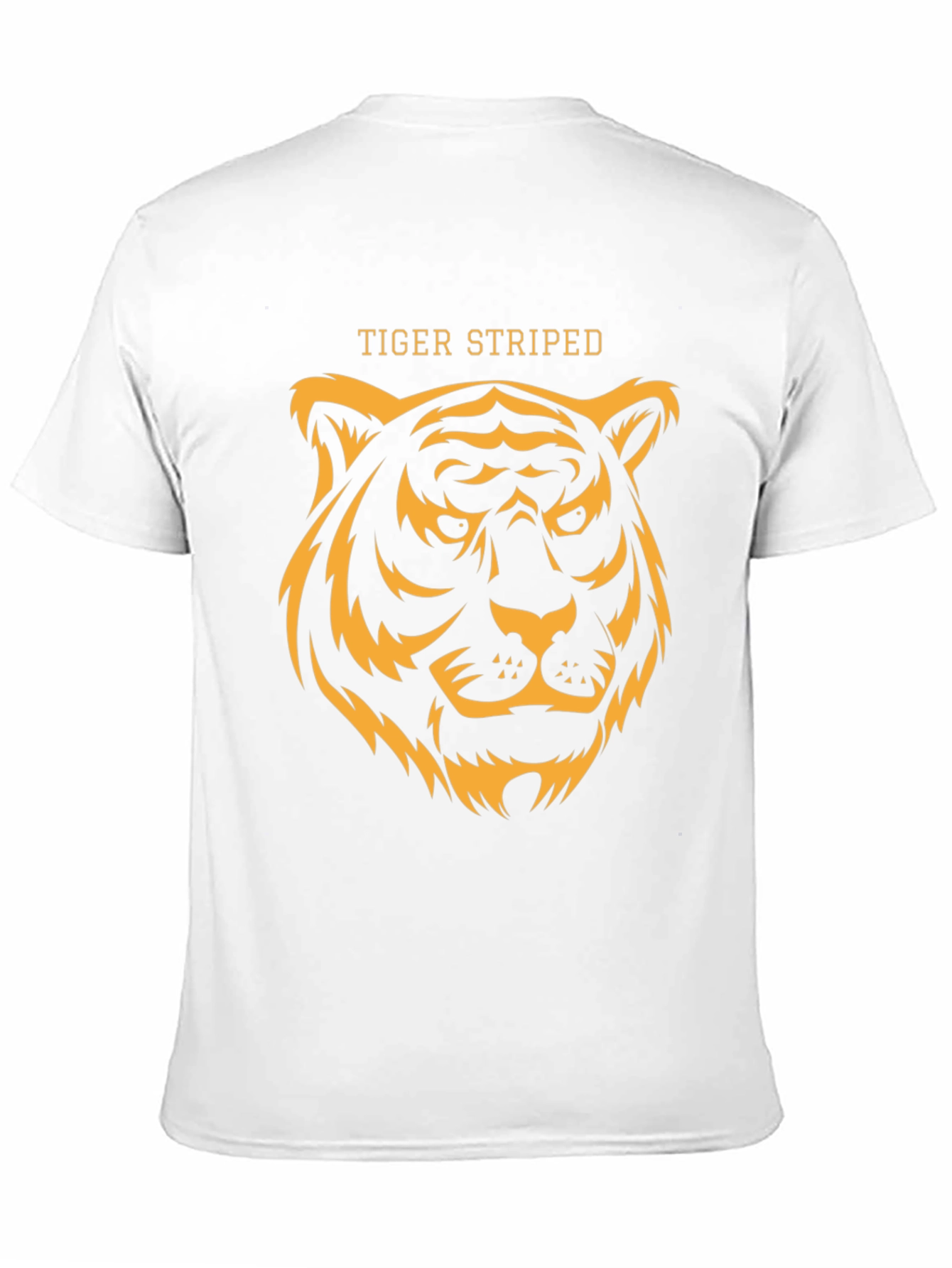 Tiger Striped Graphic T-Shirt - Black
