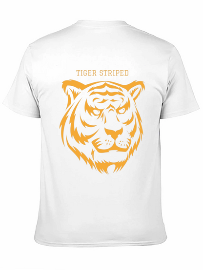 Tiger Striped Graphic T-Shirt - Black