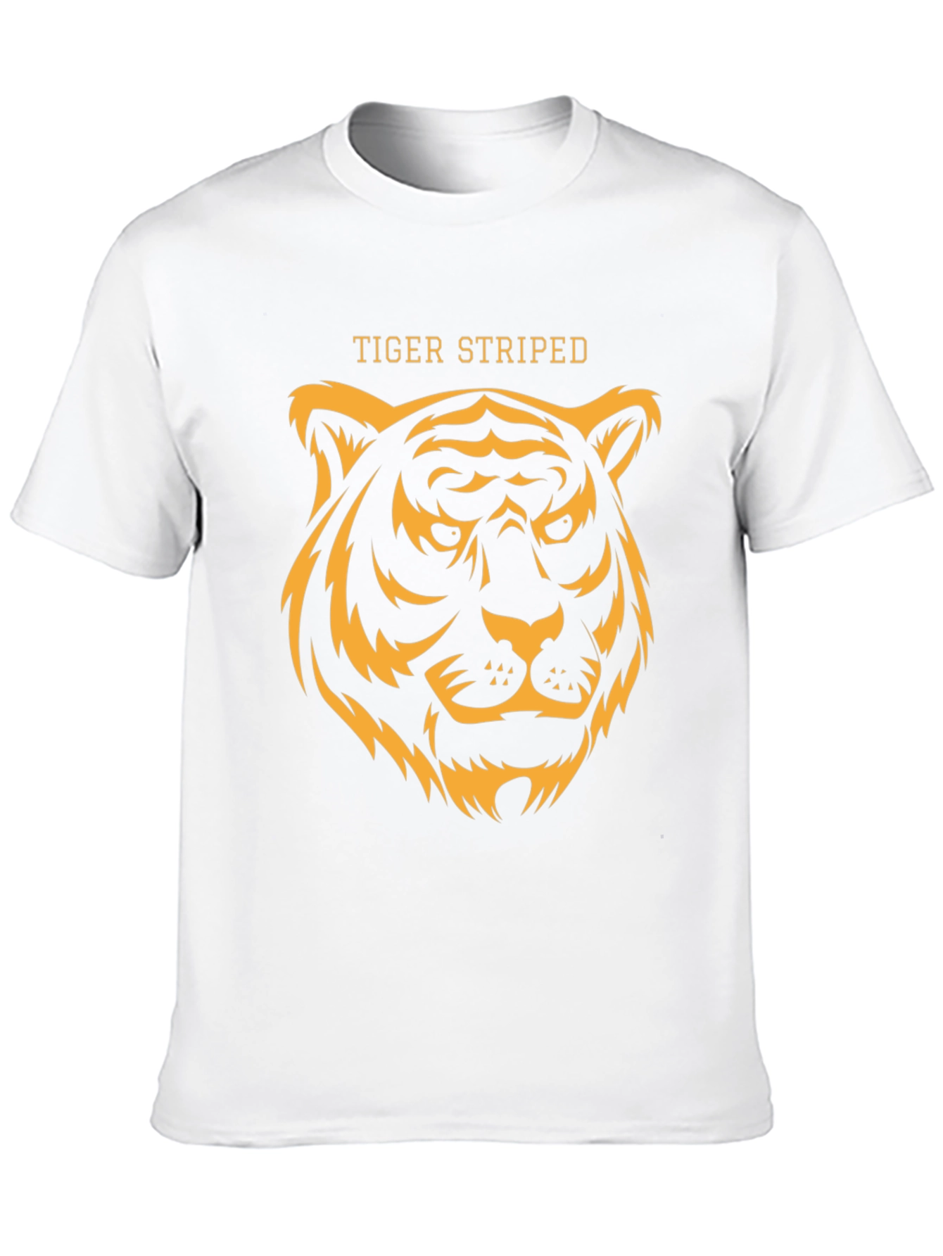 Tiger Striped Graphic T-Shirt - Black