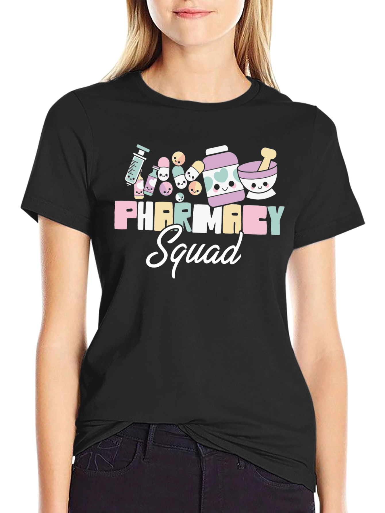 Pharmacy Squad T-Shirt - Cute Kawaii Design