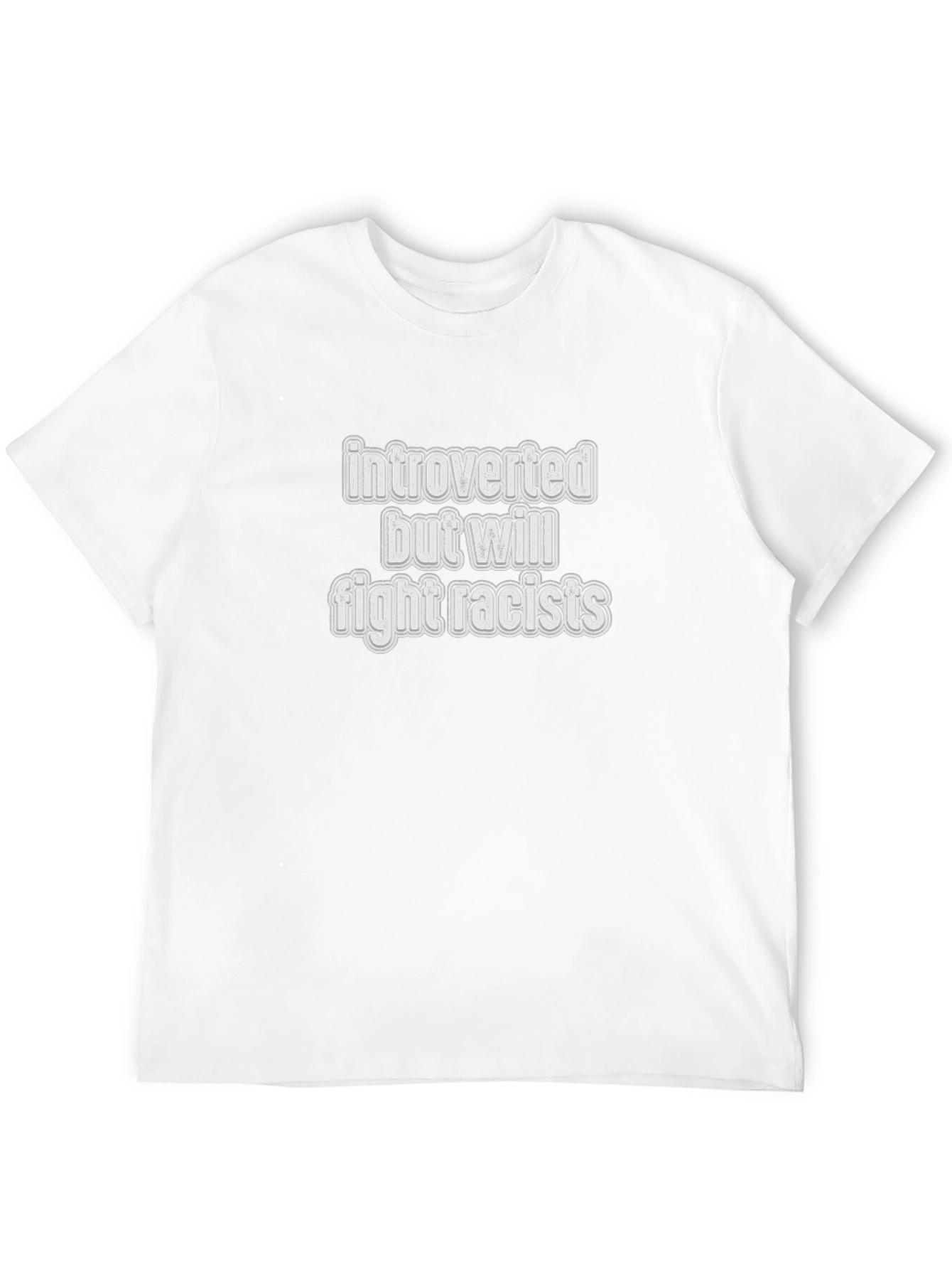 Introverted Anti-Racist Graphic Tee