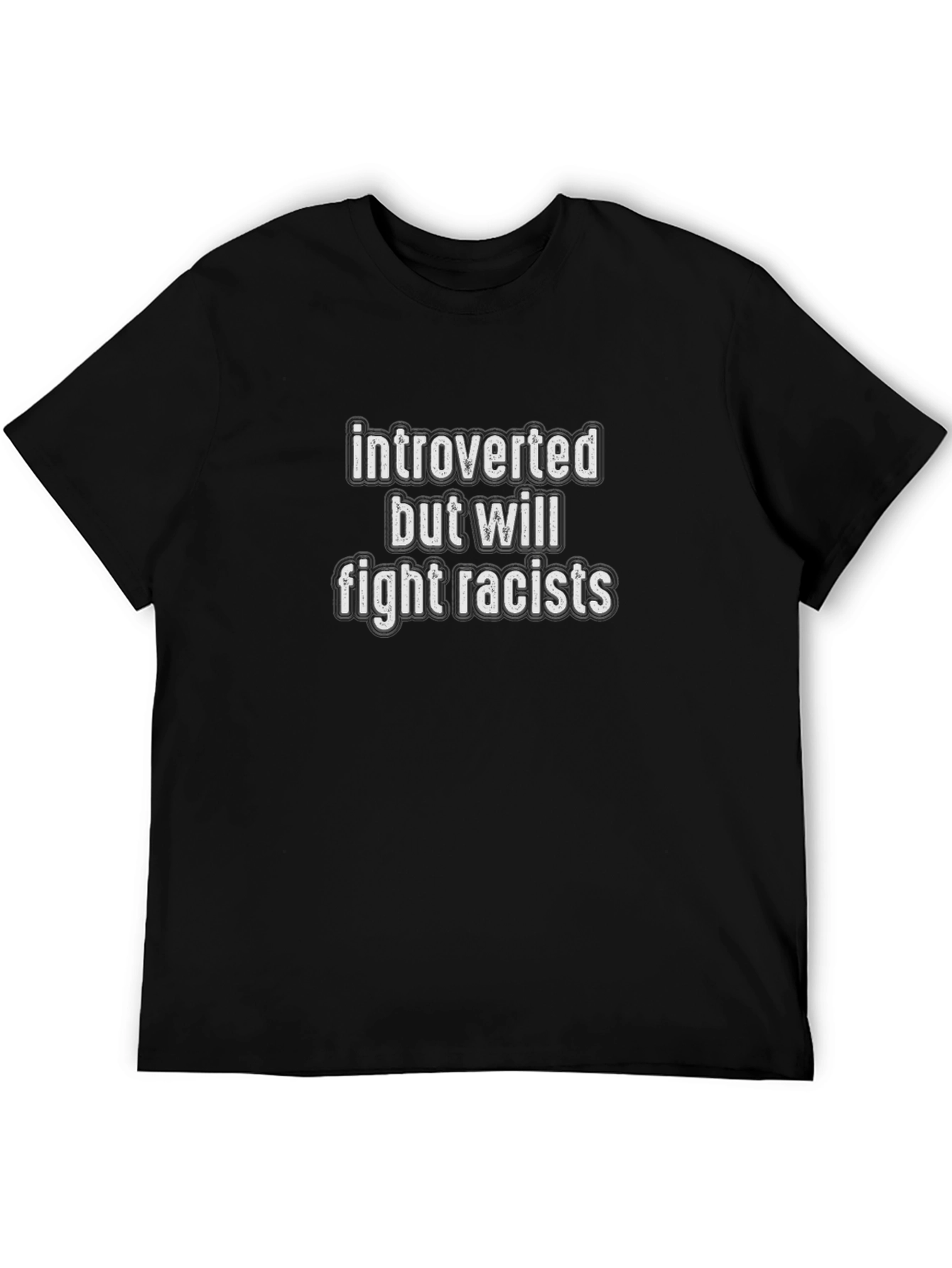 Introverted Anti-Racist Graphic Tee
