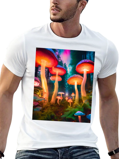 Psychedelic Mushroom Graphic T-Shirt