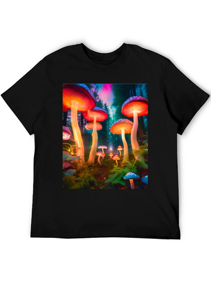 Psychedelic Mushroom Graphic T-Shirt