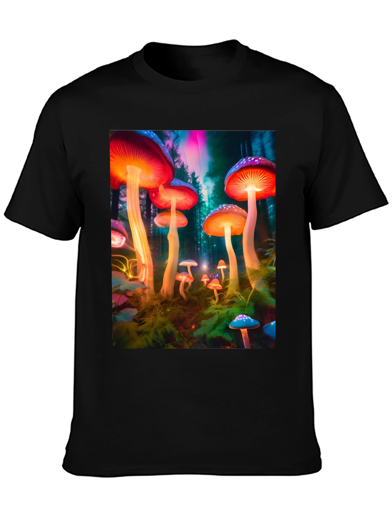 Psychedelic Mushroom Graphic T-Shirt