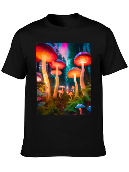 Psychedelic Mushroom Graphic T-Shirt