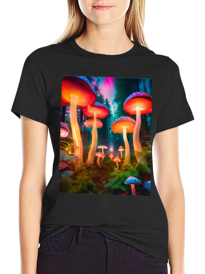 Psychedelic Mushroom Graphic T-Shirt