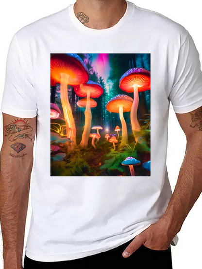 Psychedelic Mushroom Graphic T-Shirt