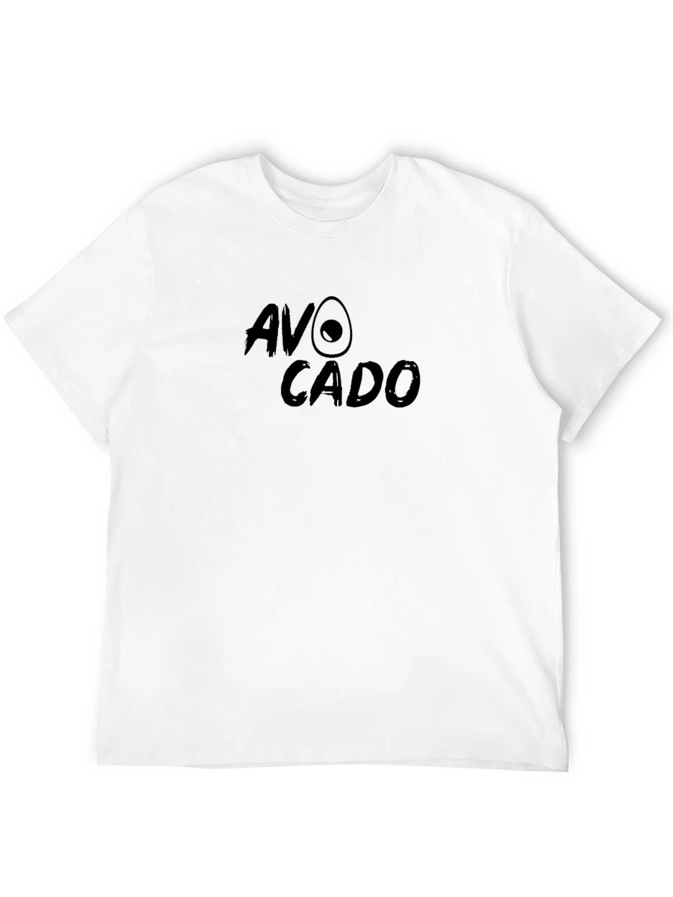 Avocado Graphic Print Black Tee