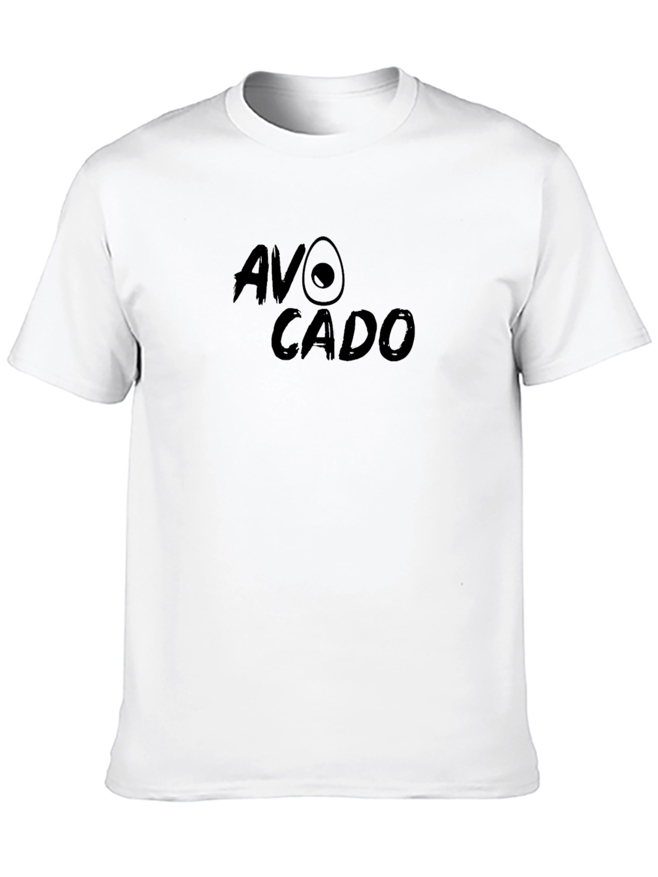 Avocado Graphic Print Black Tee