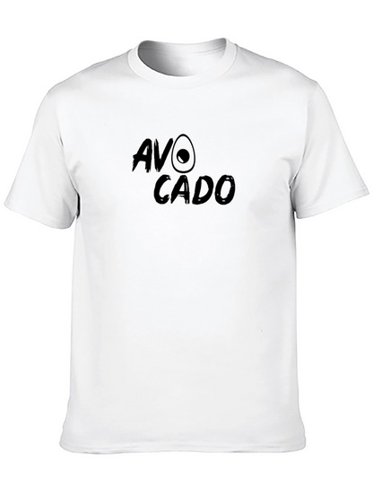 Avocado Graphic Print Black Tee