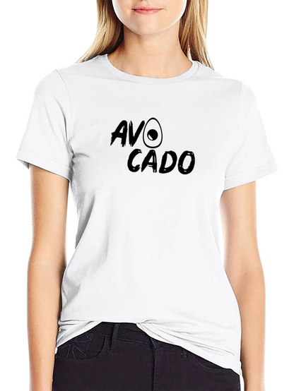 Avocado Graphic Print Black Tee