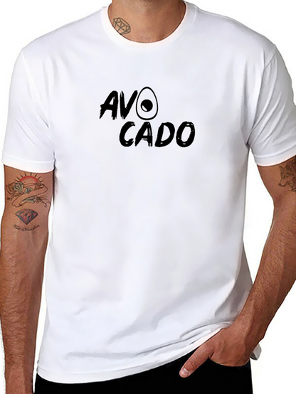 Avocado Graphic Print Black Tee