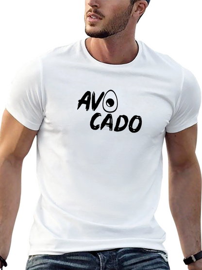 Avocado Graphic Print Black Tee