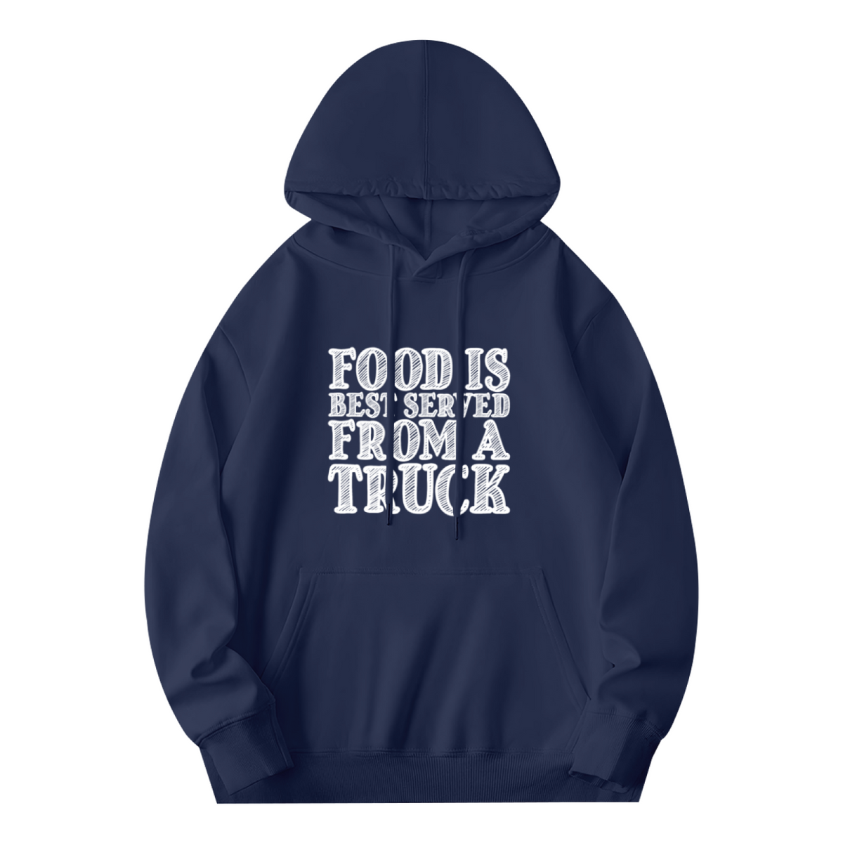 Trendy Hooded Sweatshirt - Trucker Life