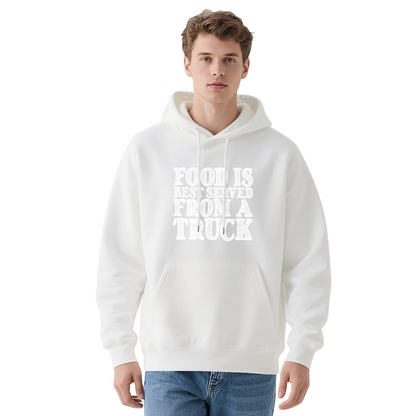 Trendy Hooded Sweatshirt - Trucker Life