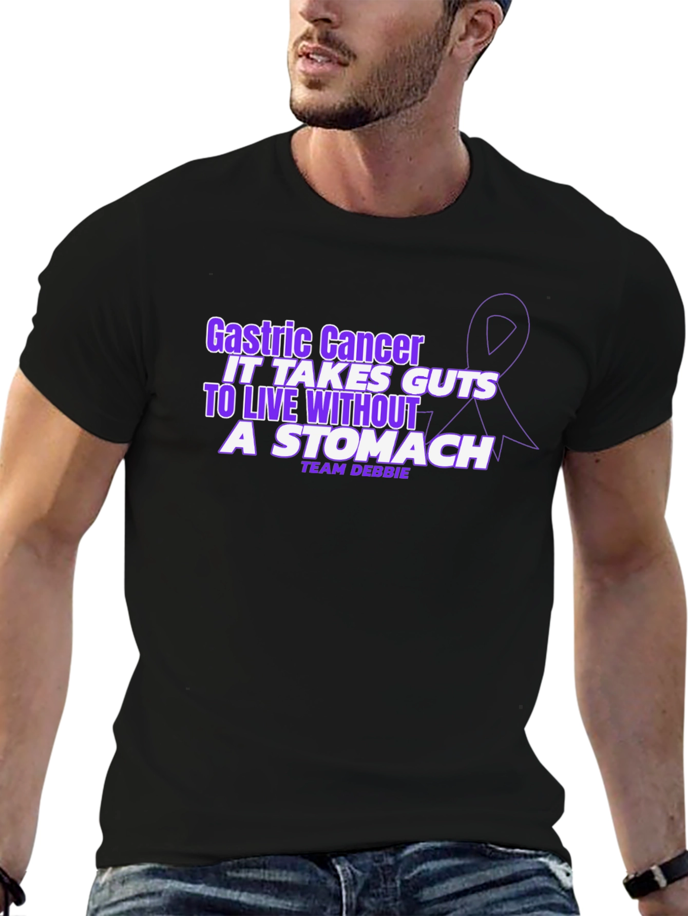Gastric Cancer Awareness T-Shirt - Team Debbie